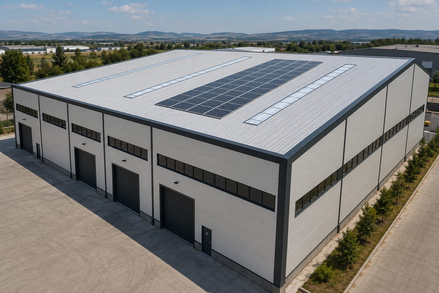 Fabrika Cephesi Kaplama Uygulaması