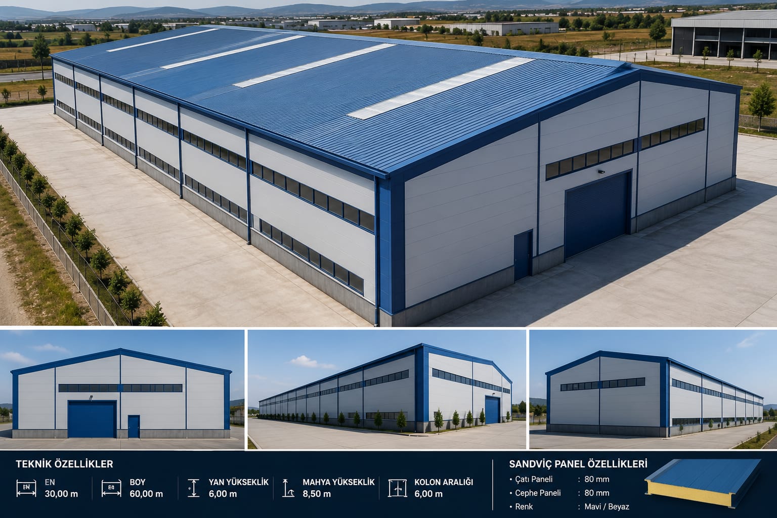 Fabrika Cephesi Kaplama Uygulaması