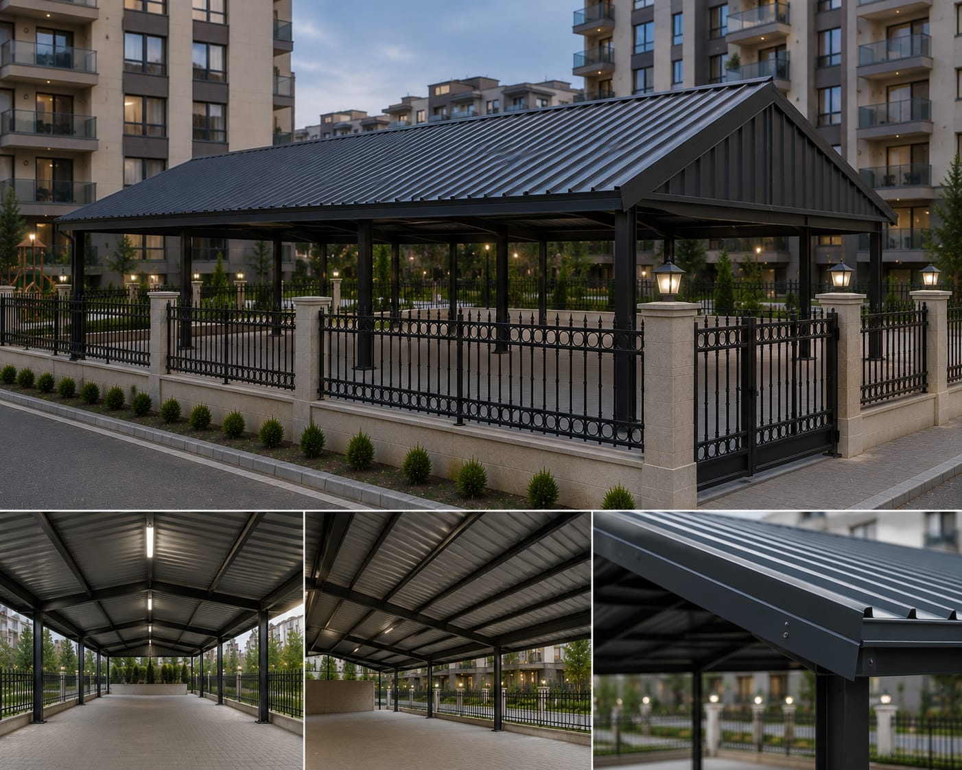 Apartman çevresi korkuluk uygulaması