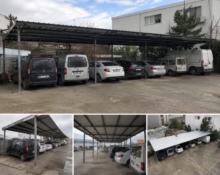 Yükleme alanı sundurması