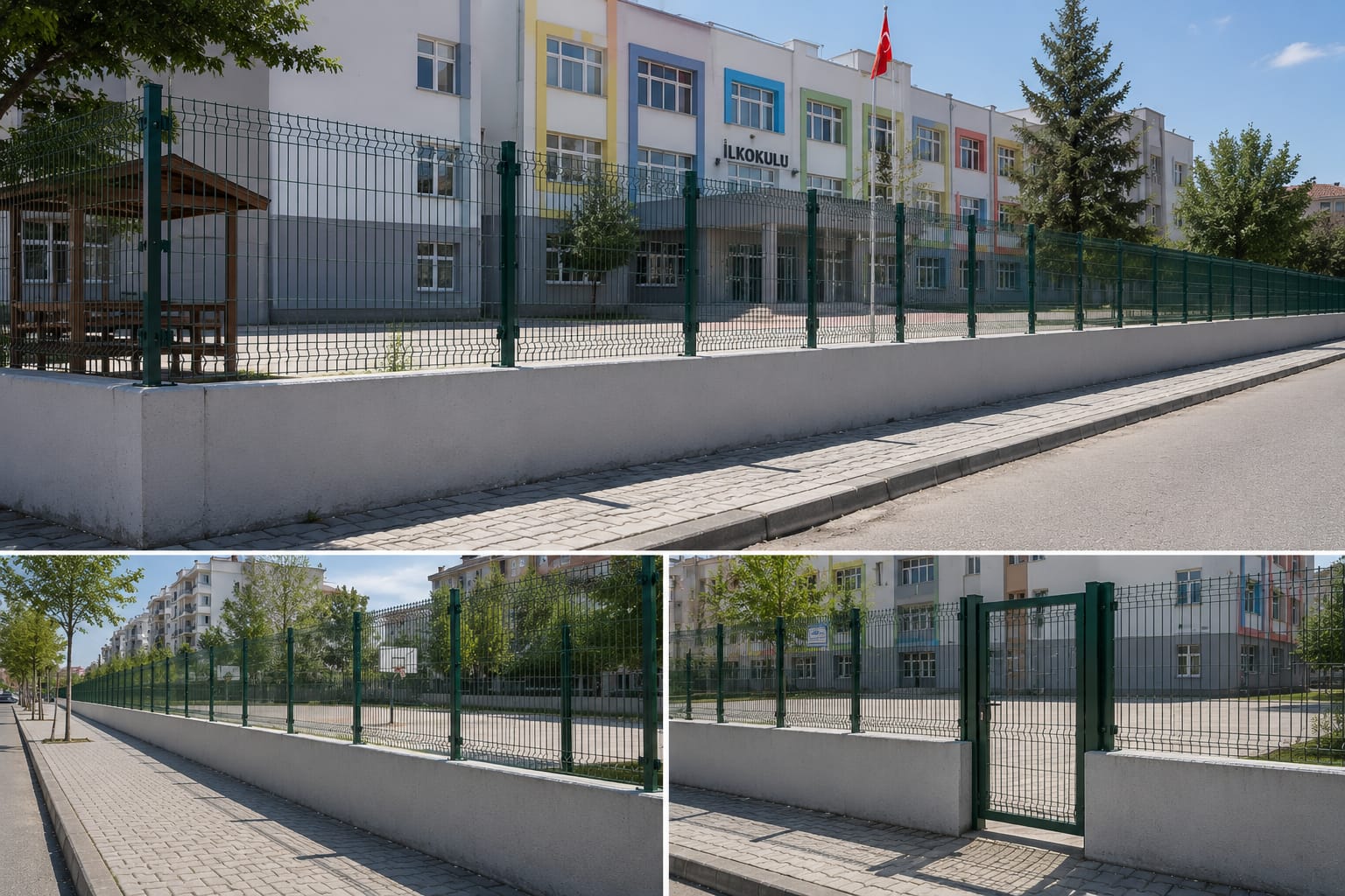Çelik korkuluk ve merdiven uygulaması