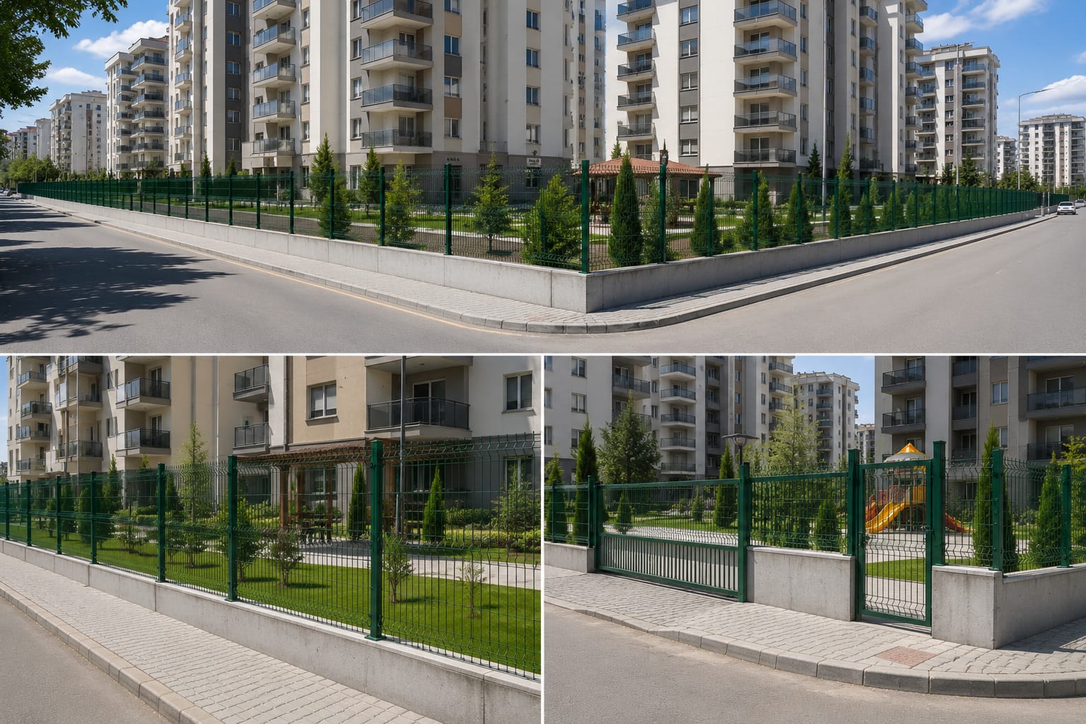 Çelik korkuluk ve merdiven uygulaması