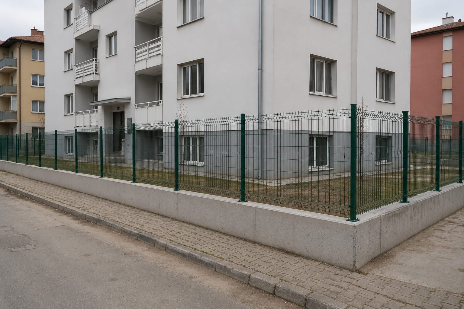 Çelik korkuluk ve merdiven uygulaması